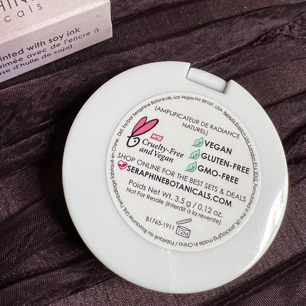 Seraphine Botanicals Daisy + Pearl Natural Radiance Booster Blush/Highli… - Picture 6 of 8